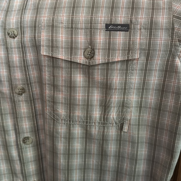 Eddie Bauer TL Mens Large classic fit button down long sleeve shirt. - Picture 5 of 9